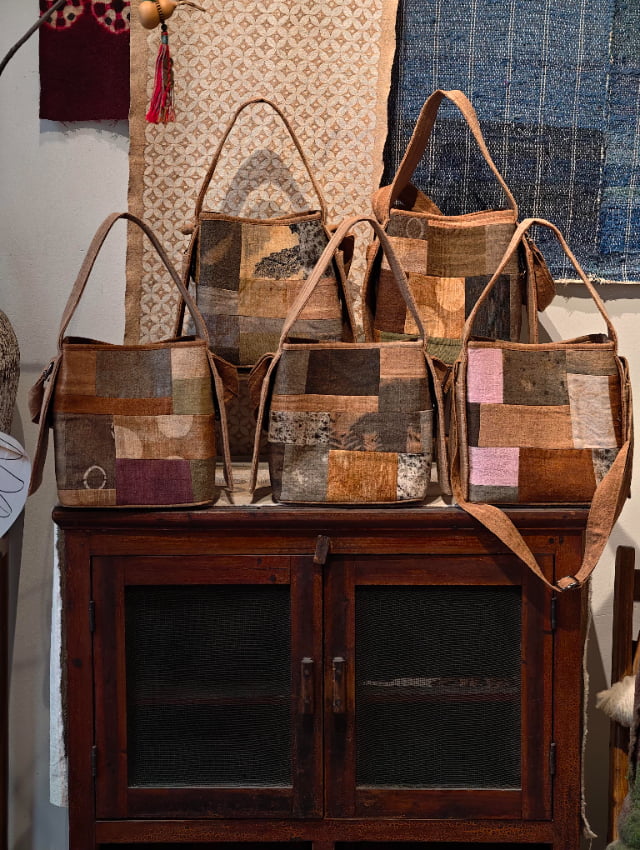 Handcrafted leather bag